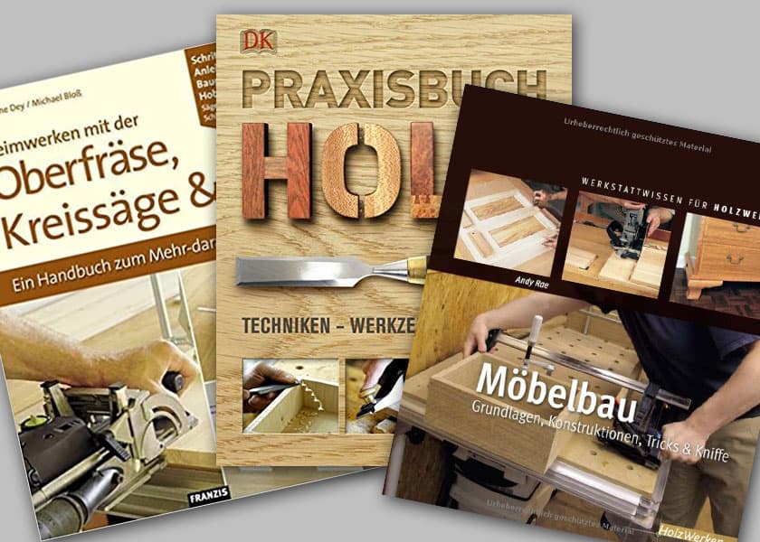 Tischkreissägen und Holzbearbeitungs Büchern